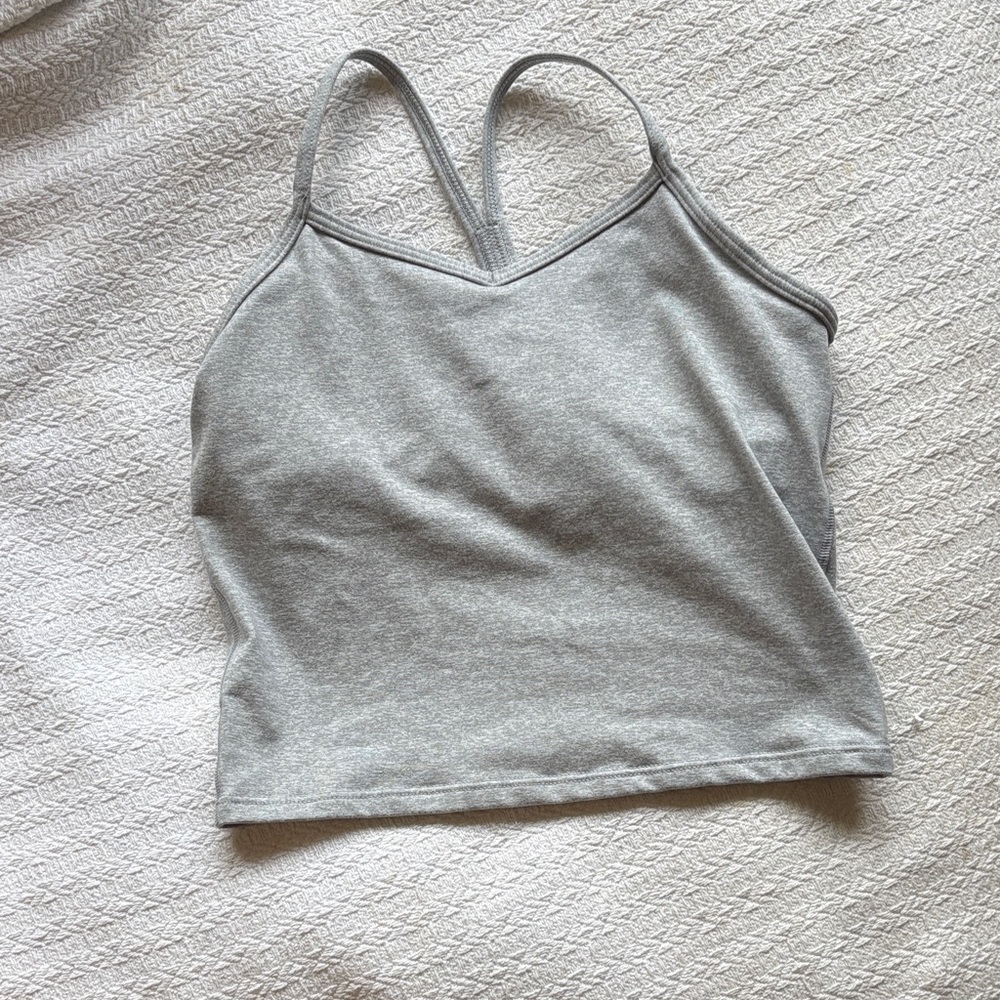 Athleta Light Gray Textured Tank